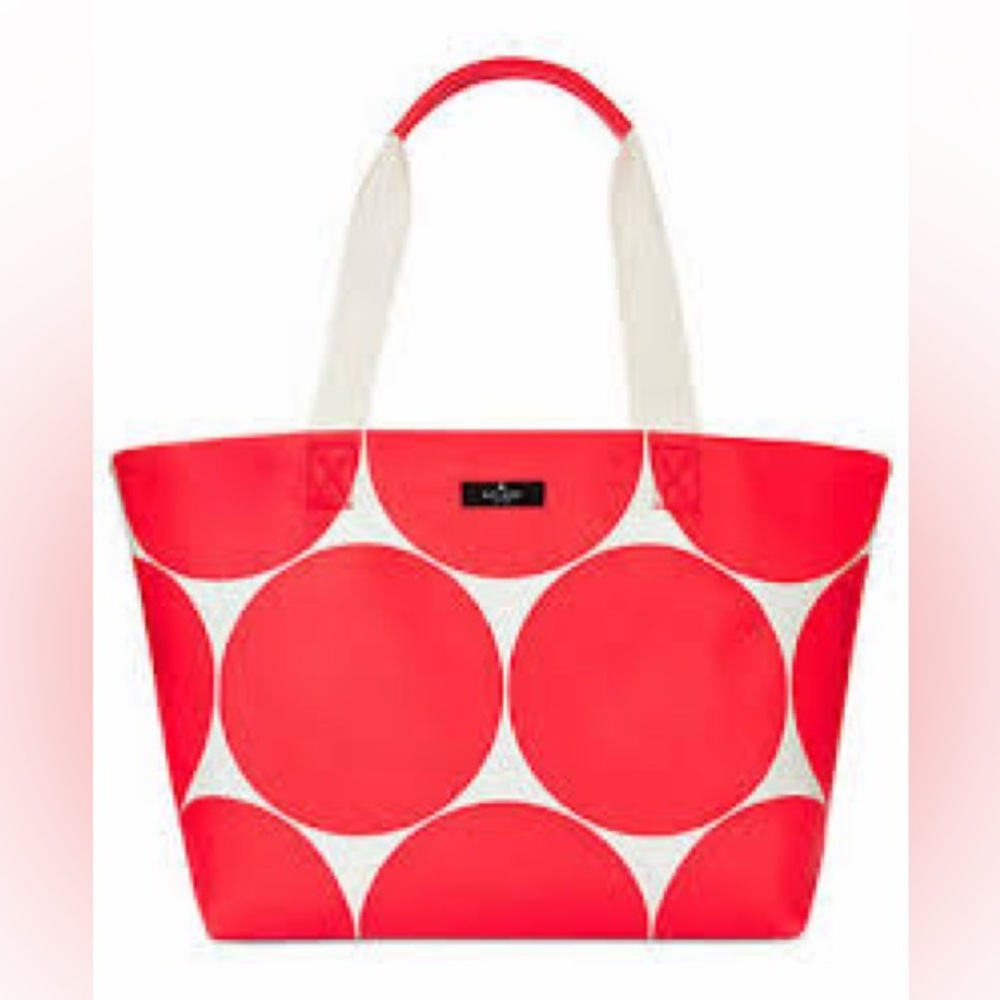 Kate Spade Coral Geometric Tote